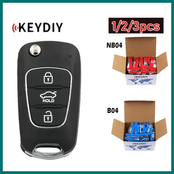 1/2/3шт KEYDIY B04 NB04 Универсално Дистанционно Ключ с 3 Бутона Авто Дистанционно Ключ за KD900 URG200 KD-X2 Mini KD за Автомобилни Ключове Hyundai Style