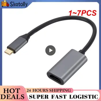 1-7 бр. Кабел-адаптер, съвместим със C до HDMI Тип C 4K USB 3.1 Кабел-конвертор HDTV проектор, PC Лаптоп MacBook и ipad