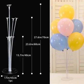 1 Комплект настолна поставка за балони, украса за парти по случай рожден Ден, Детска вана за къпане, Сватбена Поставка за балони, за да проверите за партита, Аксесоари за балони