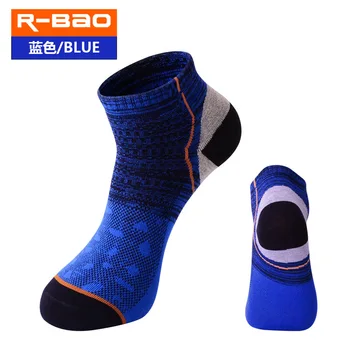 1 чифт професионални памучни диша мъжки чорапи за спорт на открито, летни тънки чорапи за джогинг, езда, състезания, преходи, спортни чорапи за мъже