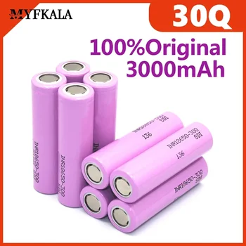 100% чисто Нова литиево-йонна батерия 30q INR 18650 30q 20A, Алтернативен външна батерия от 3.7 До 3000 mah, Батерия 18650