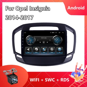 2 din Автомагнитола за Opel Insignia 2014-2017 Android 11 GPS Навигация Авто Мултимедиен Плейър Авторадио Carplay Bluetooth BT