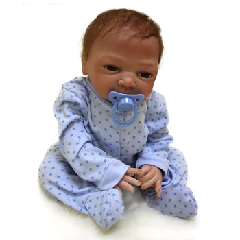20-инчов кукла Reborn Bebe за новородени ръчно изработени, реалистична мохеровая кукла bebe reborn menina de muñecas reborn reales