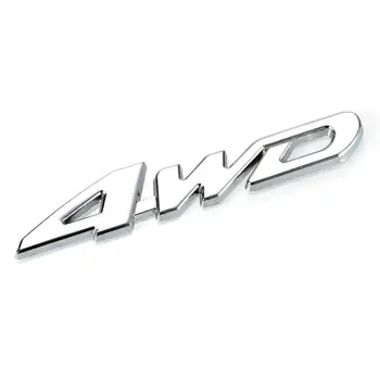 2021 3D Автомобилната Метален Стикер 4X4 Икона Етикети 4WD Емблемата на Колата Икона Стикер За Honda Mitsubishi ASX, Outlander Оформление на Автомобила