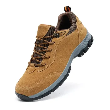 2023 Нова Мъжки обувки, Мъжки Есенна Спортни Ежедневни обувки, Мъжки Маратонки, Черен Модерни обувки За охрана на труда