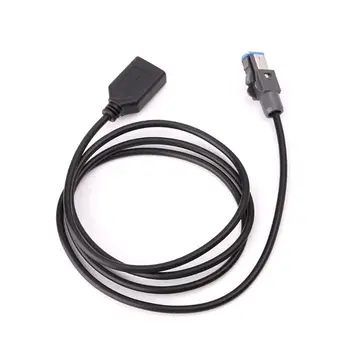 4-пинов Автомобил USB кабел-адаптор-Удължител за Nissan Teana Qashqai o Rad