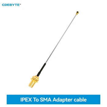 5ШТ Кабел-адаптер IPEX-SMA IPEX-3 поколение на SMA Външна Резба Вътрешен отвор CDEBYTE XC-IPX3-SK-10/15 Тел RG0.8