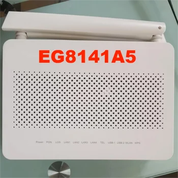 8ШТ Оригинален EG8141A5 Xpon ONU FTTH Модем-Рутер върху Метал + Адаптер 1GE + 3FE + Wifi + 1tel С Английски софтуер