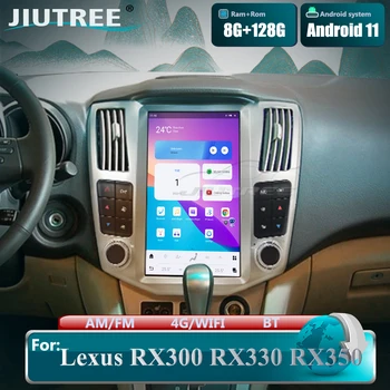 Android11 Радиото в автомобила Qualcomm Snapdragon За Lexus RX RX300 RX330 RX350 RX400H 2004-2008 мултимедиен плеър carplay GPS Навигация