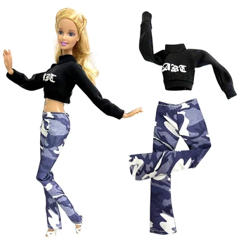 NK 1 комплект за модни и спортни облекла за кукли 1/6, ежедневни облекла, дрехи за Барби кукли, аксесоари, играчки, бейзболна форма