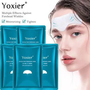 Yoxier Помощ за премахване на бръчки на челото, изчезват линии на челото, маска за Стягане на челото, етикети за лечение на бръчки, Стягащ Грижа за кожата