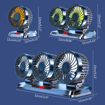 Авто вентилатор 5/12/24, Електрически chiller охлаждащ въздух, Въртящи автоматично вентилатора с регулируема скорост за лодки/камиони/автомобили