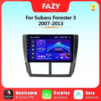 Автомагнитола FAZY Android 12 Carplay за Subaru Forester 3 SH 2007-2013 За Impreza GH GE 2 Авто мултимедиен плейър GPS Главното устройство