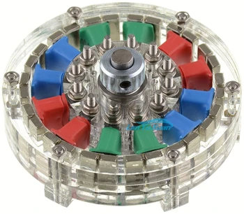 Бесщеточный dc двигател Hao Джи Плосък многополюсный дисков двигател с външния ротора на Генератора на постоянни магнити на поръчка
