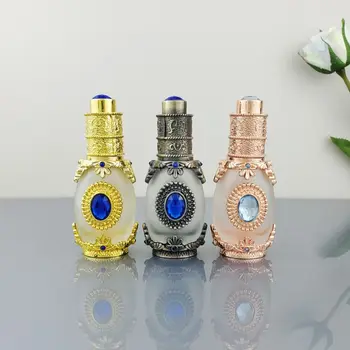 Бутилка за лосион в кристал арабски стил, бутилка за еднократна употреба, Флакон с парфюм, Празен контейнер за козметика, флакон-краен за етеричното масло