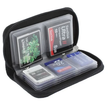 Гореща многофункционална чанта за карта памет, калъф за мобилен телефон, калъф за фотоапарат, калъф за съхранение на CF карта, калъф за съхранение на SD-карта памет.