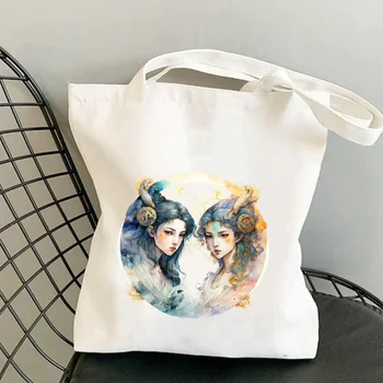 Дамска чанта Джемини с модел в стил ретро, красива и модерна чанта за отдих, пазаруване, дамски елегантен холщовая чанта