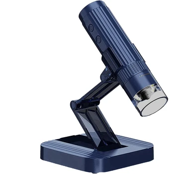 Дигитален микроскоп, 1 БР., 50X-1000X Увеличительный Монетен микроскоп, Безжична камера за микроскоп с висока разделителна способност