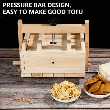 Домашна машина за приготвяне на сирене тофу и машина за пресоване на тъкани с три сырными кърпички За направата на рамка за форма за тофу