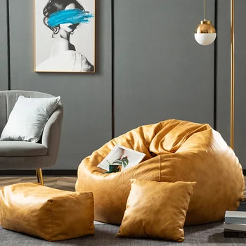 Единични дивани-торби за четене Преносимо Къмпинг облак Скандинавските дивани чували за боб Модерни Акцентные дивани Para El Hogar Мебели за спалня