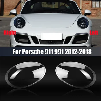 За Porsche 911 991 2012-2018 Капак Фарове Корпус Фарове Прическа Обектив Лампа От Прозрачен Плексиглас И Аксесоари За Автомобили