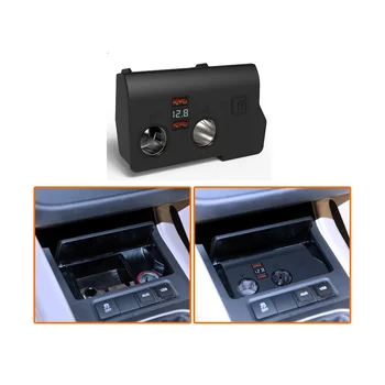 Зарядно за кола за телефон, запалки, USB сплитер, една за двама, бързо зареждане за Volkswagen Golf 6 MK6