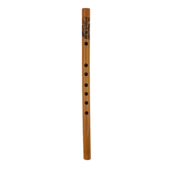 Здрава китайската традиционна флейта Perform Bamboo Xiao Dizi Вертикална бамбук флейта с дължина 33 см