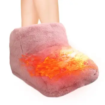 Зимна електрическа топло за крака с пълното зареждане от USB, Универсален Мек плюшен моющаяся топло за краката, нагревател, подложка за нагряване на краката