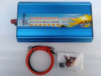 Инвертор мощност 2500 W, синусоидална преобразувател dc 48 v променлив 110 60 Hz за слънчевата система