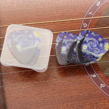 Китара и Аксесоари за ukulele Premium Звук Пальчиковый невротрансмитер за китара, електрическа китара Невротрансмитер за акустична китара Дизайн на звездното небе