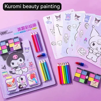 Комплект за рисуване Kulomi Автентични детски играчки Sanrio за играта на къща за Оцветяване за грим за Награда-за оцветяване на Любимите си Малки приятели