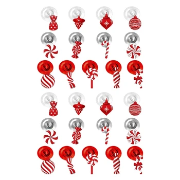 Комплект от 26 висящи бижута във формата на спирала от коледни шоколадови бонбони, Забавна Коледна украса, подвесного украса