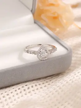 Лесно луксозно дамско пръстен от сребро 925 проба 