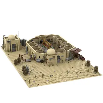 Механа-бар в пустинна равнина от филма Строителни играчки Набор от 3438 части MOC Build