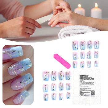 Многоцветни режийни нокти за жени, водоустойчиви, не выцветающие режийни ноктите си, за да проверите за маникюрного салон със собствените си ръце