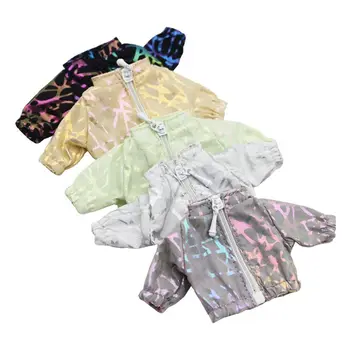 Модни блузи с качулка за кукли 1/11 OB11, ежедневното слънцезащитно палто с цип с дълги ръкави за кукли 1/12 BJD, мини-яке, аксесоари за палта