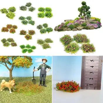 Направи си сам китка билки Красиво занаят Статичен изкуствен поляна Многоцветен пейзаж Симулация на терена