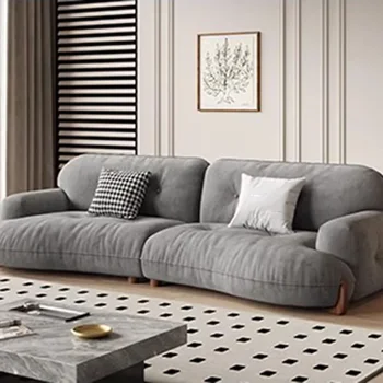Облак Удобен диван с секционными крака Детски Кушетки за почивка с Диван-диванчик Дизайнерски Салон Meuble Nordic Furniture