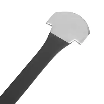 Педикюрный нож - стъргалка за премахване на мазоли от высокомарганцовистой стомана за премахване на мъртвата кожа, инструмент за море от фенове остриета за ноктите на краката (черен)