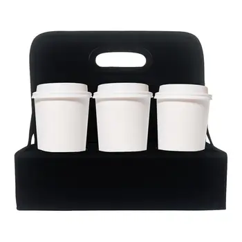 Поставка за чаши за многократна употреба, преносим чанта за доставка с дръжка, чанта за напитки, за многократна употреба изолиран поставка за чаши за многократна употреба купа за Предпочитане