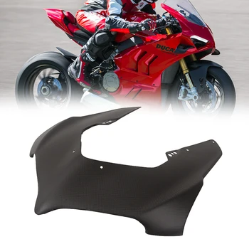Предния обтекател е от въглеродни влакна за мотоциклет Носа капачка на капака на двигателя за Ducati Panigale V4 V4S V4R 2023 Аксесоари