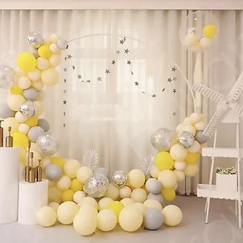 През цялата Комплект за Арка от балони на Притежателя Лък от балон Кръг Венец Поставка За Балони Сватбена Украса mariage златната топка Anniversaire