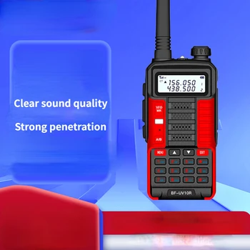 Преносима радиостанция BF-UV10R висока мощност за граждански цели на открито с FM-диапазон на ПЛЮС