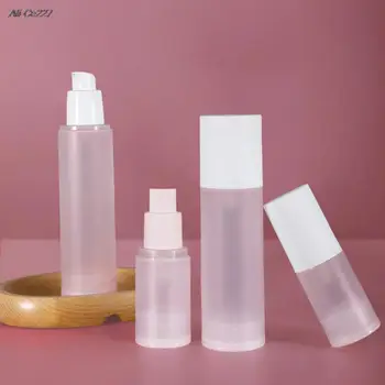 Преносими вакуум козметични флакони за еднократна употреба с матирано утконосом, кран малки мъгла, опаковка лосион, контейнер за крем за пътуване