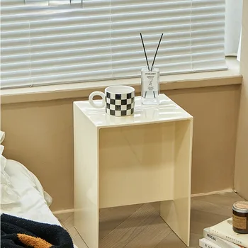 Прозрачен многофункционален чай Мързел space за малък апартамент, модерен малка масичка, просто акрил приставной масичка за дневна
