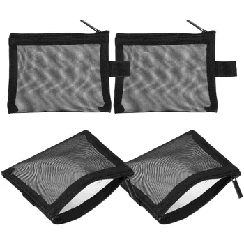 Пътни чанти от 4 бр., удобни окото чанти за тоалетни принадлежности, малки притежателите на пренасяне за губных червила