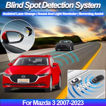 Система за откриване на слепи зони на автомобила BSD BSA БСМ Автомобилни сензори за Контрол за обратно виждане огледала за задно виждане за Mazda 3 2007-2023