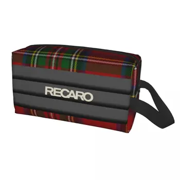 Скъпа чанта за тоалетни принадлежности с логото на Recaros, дамски косметичка за грим, комплект за съхранение на козметика Dopp