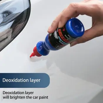 Средство за премахване на боя Дръжка за полиране на автомобилната боя Инструмент за ремонт на надраскване Водоустойчив Апликатор за подкрашивания прозрачно покритие Средство за премахване на драскотини при автомобилна катастрофа