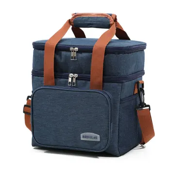 Удебелена двупластова чанта за обяд в джоб, чанта за обяд-голям контейнер за активен отдих Picinc